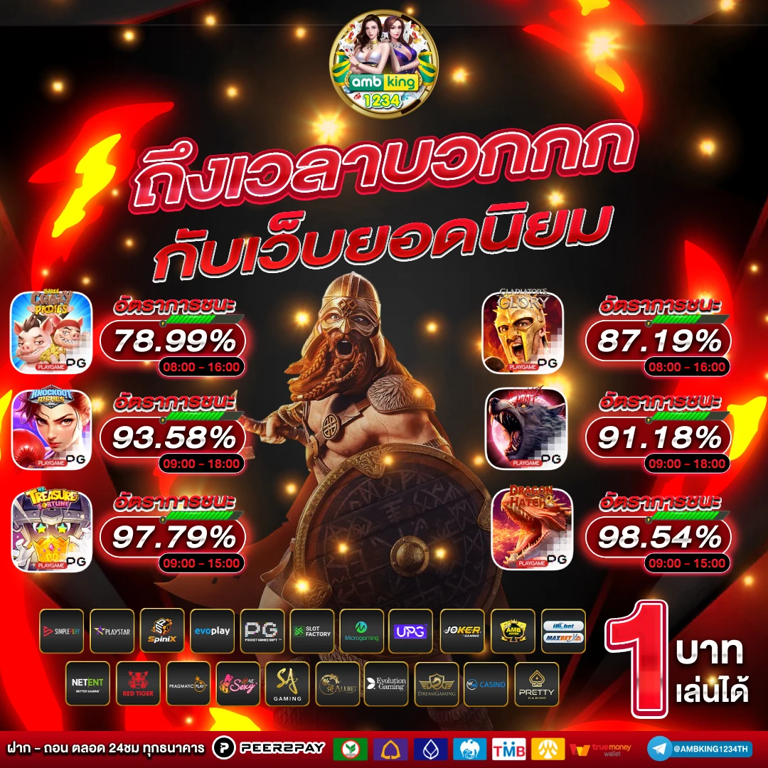 สล็อตเว็บตรง ฝากถอน true wallet ไม่มี ขั้น ต่ํา - แบนเนอร์โปรโมชั่น